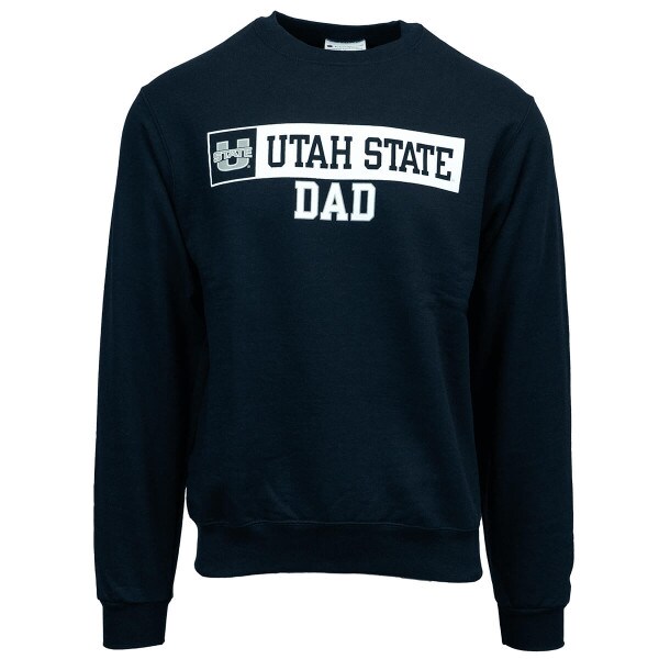 utah state dad champion sweatshirt navy